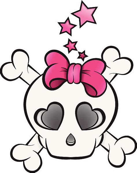 Cute Girly Skulls Illustrations Royalty Free Vector Graphics And Clip