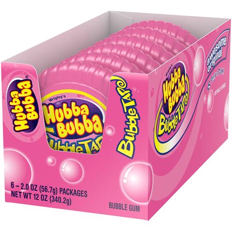 Hubba Bubba Original Bubble Tape Bubble Gum 6 Foot Roll All City Candy