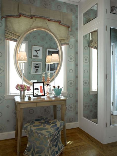 The spacious top represents good open storage. Image result for makeup vanity area in front of window ...