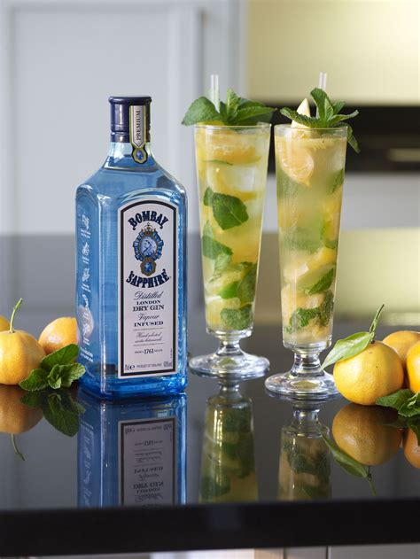 Bombay Sapphire Tangerine And Mint Collins Stylenest Gin Recipes