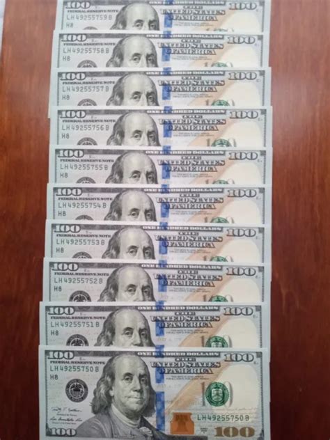 2009 A 100 Bill One Hundred Dollar Note Crisp Uncirculated From Bep