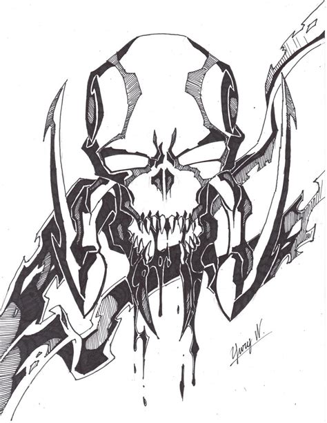 Demon Skull By Alphalifeform On Deviantart