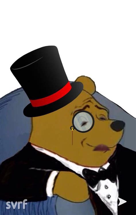 Pooh Tuxedo Meme Snapchat Lens And Filter