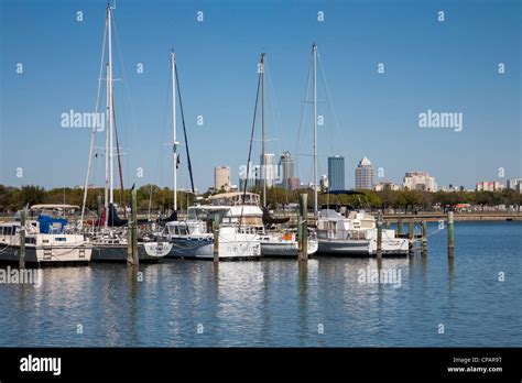 Davis Island Yacht Club Tampa Florida Stock Photo Alamy