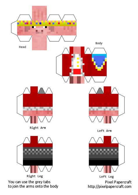 Minecraft Character Papercraft Generator Minecraft Characters