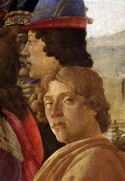 Probable Self Portrait Of Botticelli In His Adoration Of The Magi