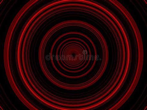 Glowing Red Circles Stock Illustration Illustration Of Glow 1295442