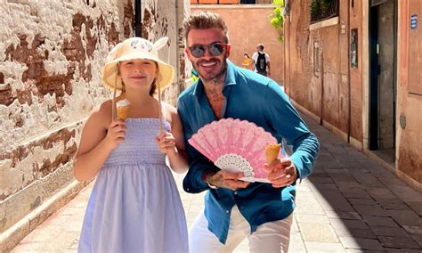 David Beckham Shares Incredible Photo Album Of Holiday With Harper Victoria Has The Best