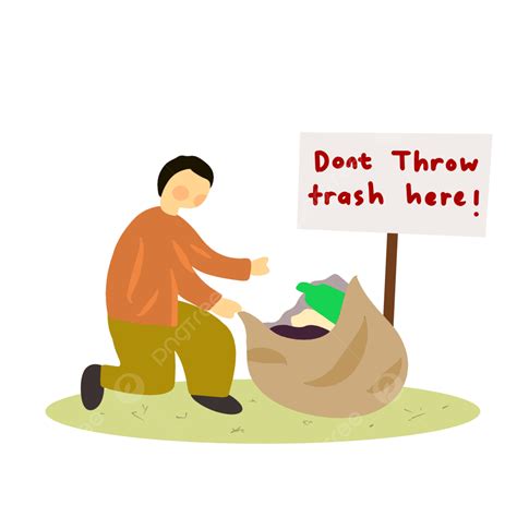 Throwing Garbage PNG Transparent Environment Day And Don T Throw