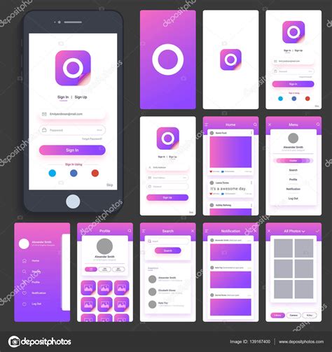 Ui Ux And Gui For Mobile Apps Stock Vector By ©alliesinteract 139167400