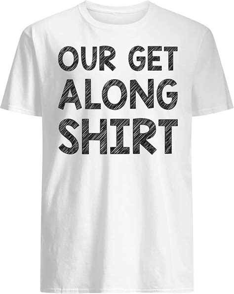 Linkupp Our Get Along Shirt T Shirt Gr 56 Weiß Amazonde Fashion