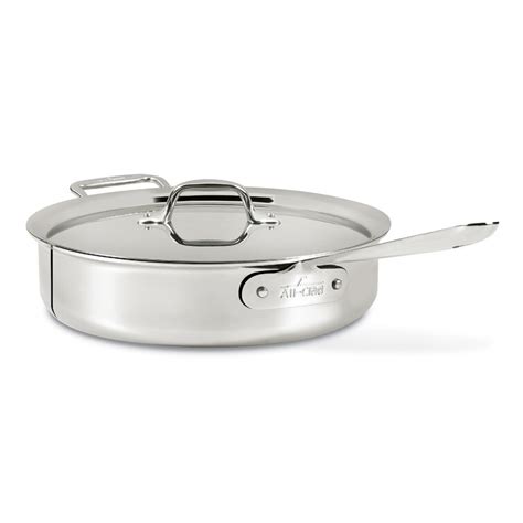 All Clad D Stainless Steel Saute Pan With Lid Reviews Wayfair Canada
