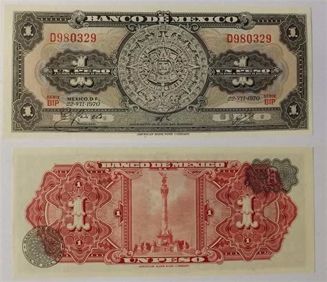 Colección 6 Billetes Mexicanos Antiguos Unc Mismo Folio Abnc 79500 En Mercado Libre