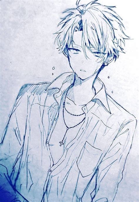 Pin By Melormyl On Anime Anime Boy Sketch Anime Sketch Anime