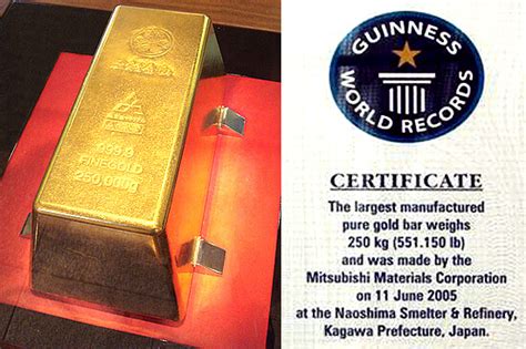 What Is The Biggest Gold Bar In The World Worth Financebuzz