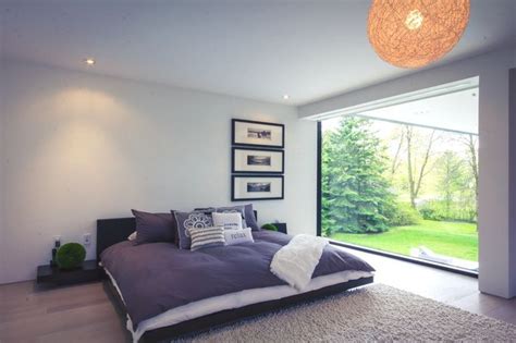 Modernized Bedroom Bedroom Design Modern Glass House Home