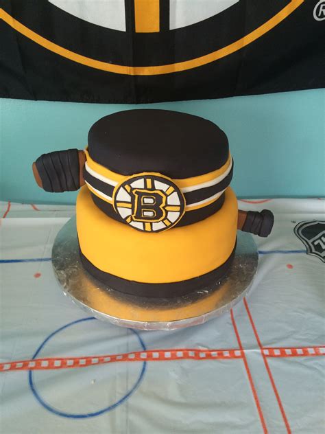 Maybe you would like to learn more about one of these? Boston bruins cake | Sport cakes, Hockey cakes, Cupcake cakes