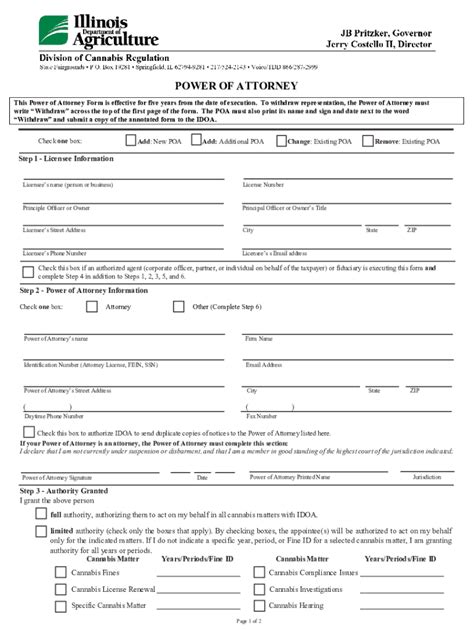 Fillable Online Form Il 2848 Power Of Attorneypdf Fax Email Print