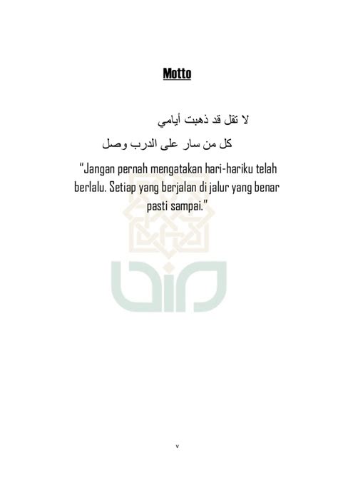 Buat yang masih tidak tahu teknis penulisan skripsi, biasannya di akhir semester ada pelajaran metodologi penelitian. Motto Skripsi Bahasa Arab Dan Artinya - Ide Judul Skripsi ...