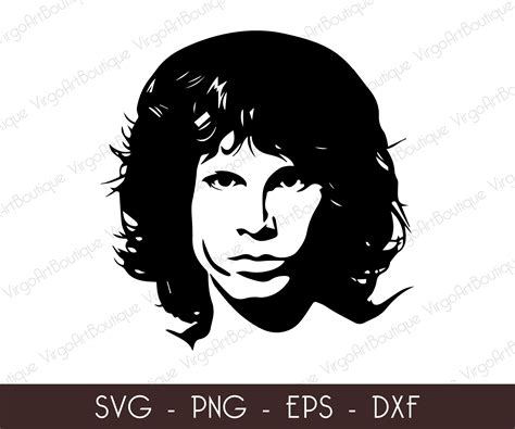 Jim Morrison Svg Png Eps Dxf The Doors Svg The Doors Song Etsy