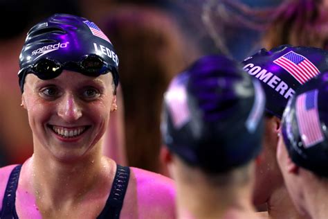 Katie Ledecky Bounces Back Anchors Us Relay To Gold Video