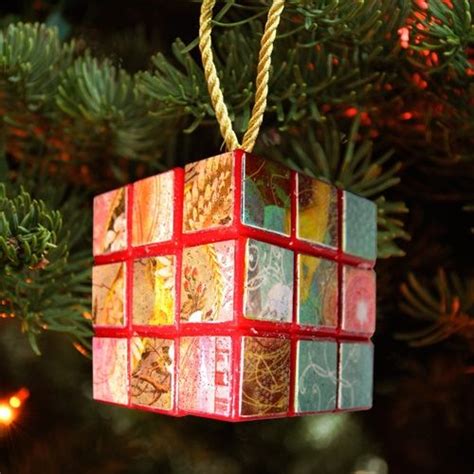 Rubiks Cube Christmas Tree Ornament Christmas Tree Ornaments