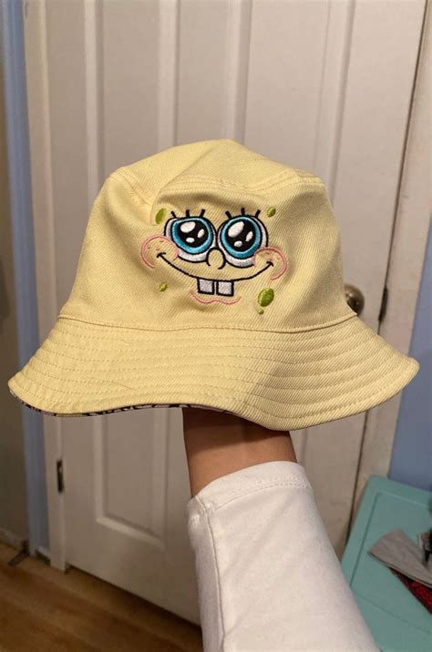Reversable Spongebob Bucket Hat On Mercari Outfits With Hats Hat