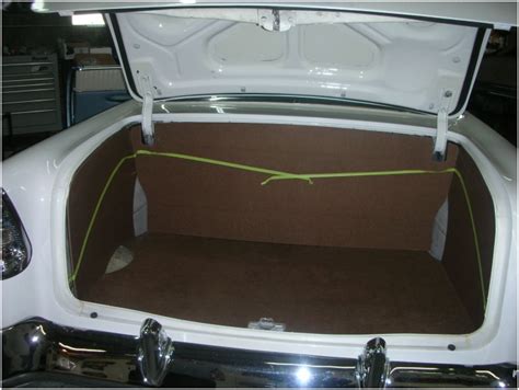 Auto Sound Specialists Use Of Custom Trunk Panels On 56 Chevy Belair