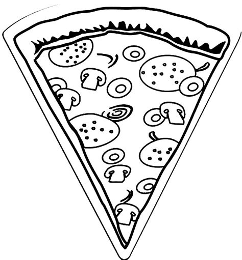 Desenhos Para Colorir De Pizza Educa