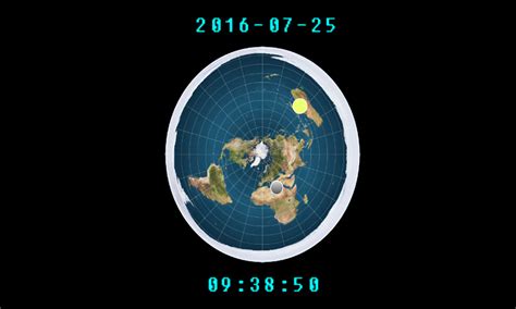 Flat Earth Sunmoon Clockappstore For Android