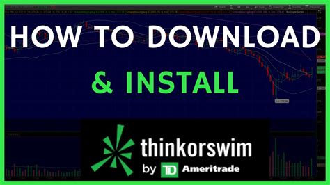 Thinkorswim Td Ameritrade Tutorial How To Download Thinkorswim For The
