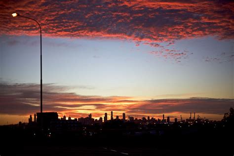 Hd Wallpaper Photo Of City During Sun Set Silhouette Photo Of