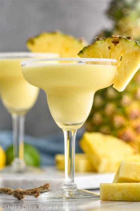 Pineapple Margarita Shake Drink Repeat