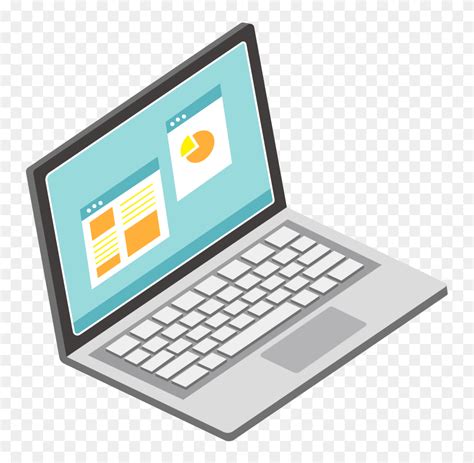 Flat Vector Png Download Vector Laptop Icon Png Clipart 5566270
