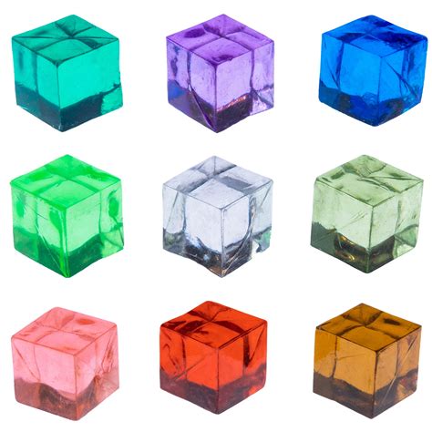 Buy Entervending Acrylic Gems Vase Filler Small Plastic Cubes