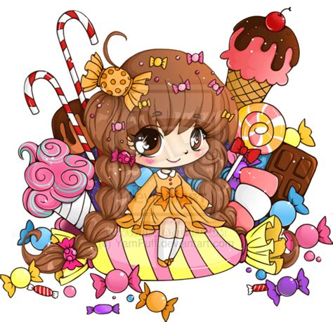 Candy Box Chibi Commission Chibi Anime Kawaii Chibi Anime Chibi