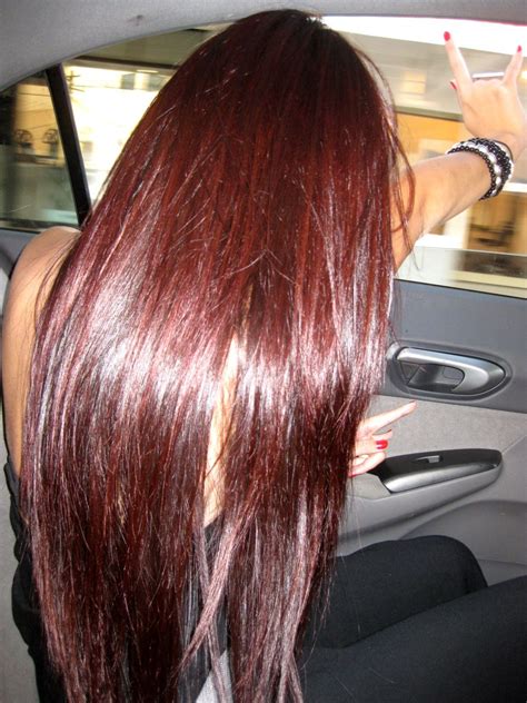 Long Hair Hair Color Cherry Coke Long Hair Styles Red Hair Color