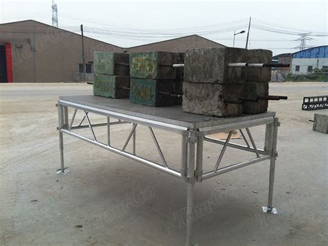 Tourgo Aluminum Stage With Non Slip Stage Platform For Outdoor Event