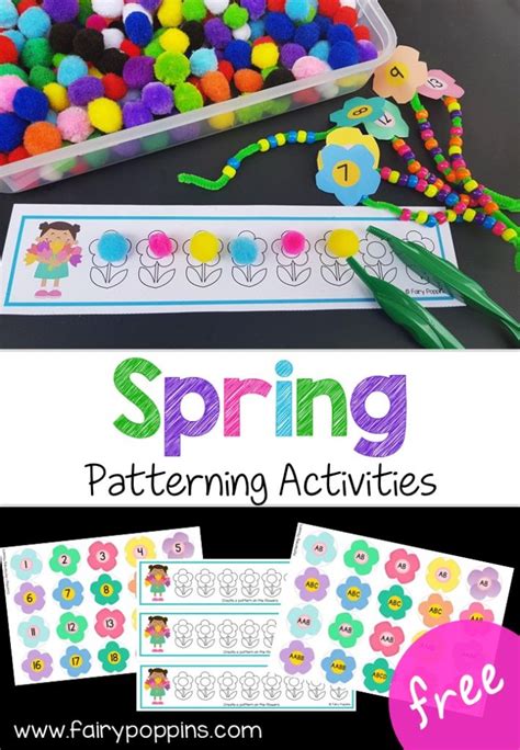 Spring Patterning Activities Fairy Poppins