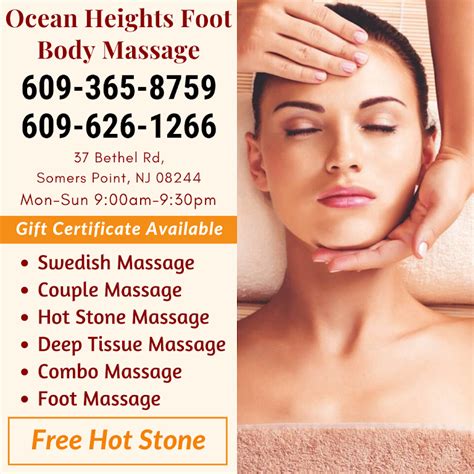 Ocean Heights Foot Body Massage Massage Spa In Somers Point
