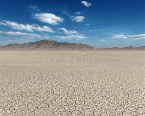 Desolate Desert Cracked Mud Background Dirt Stock Photo Image Of