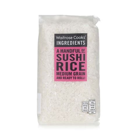 Waitrose Cooks Ingredients Sushi Rice 500g Go Delivery
