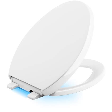 Kohler Reveal Led Nightlight Elongated Closed Front Toilet Seat In