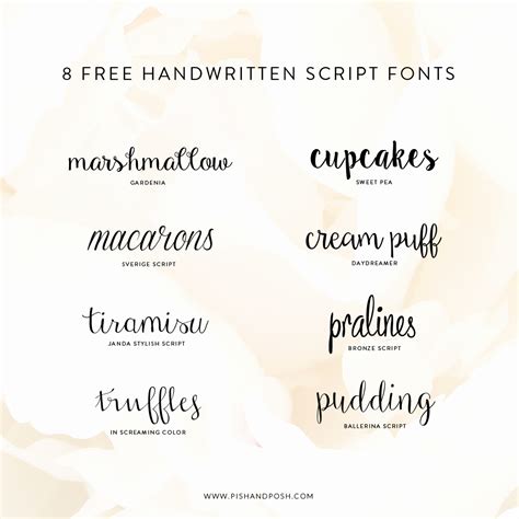 30 Free Cursive Handwriting Fonts