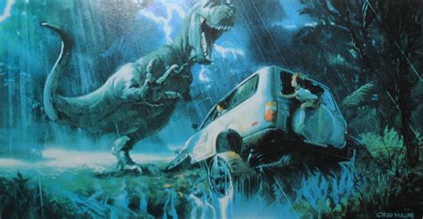 Jurassic Park Concept Art From Director Steven Spielberg
