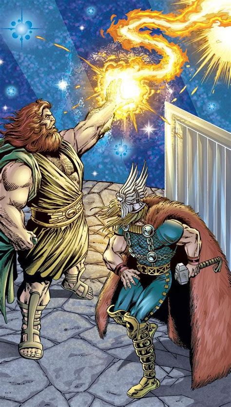 Thor Bor And Odin Vs Zeus Ares And Hercules Battles Comic Vine
