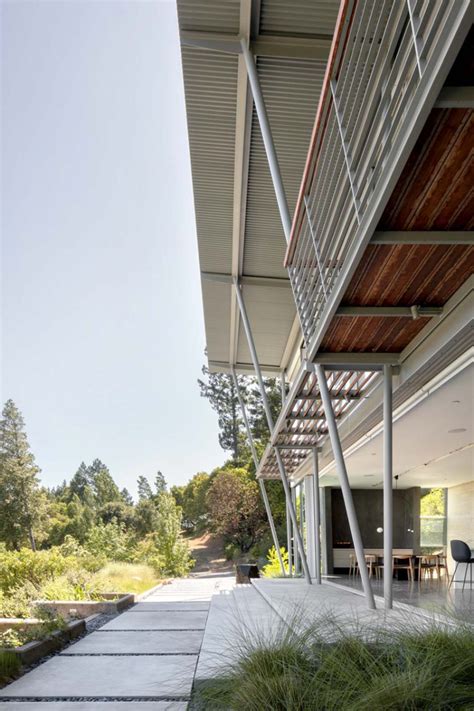 Feldman Architectures Sunrise House Overlooks Sonoma County California