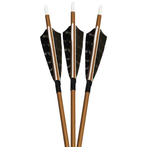 Traditional Wooden Effect Carbon Arrow