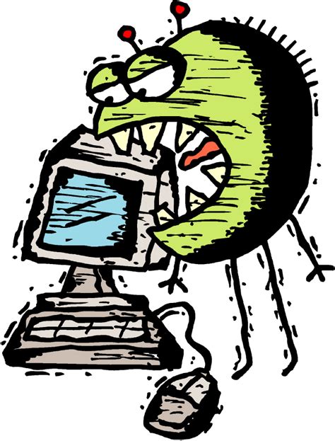 Computer Virus Clipart