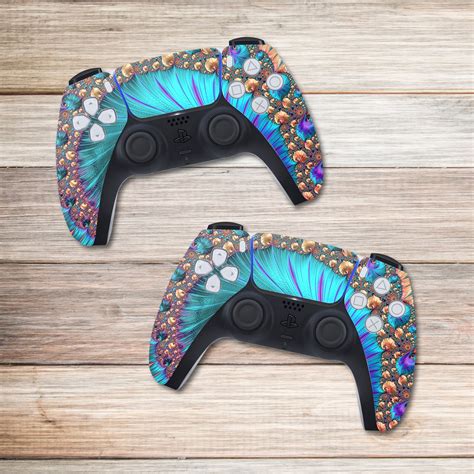 Ps5 Abstract Colorful Skin Ps4 Blue Violet Skin Ps4 Fat Gamer Etsy